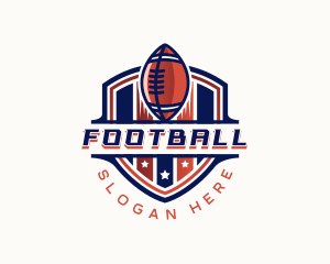 American Football Gridiron logo design
