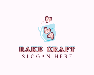 Jar Heart Cookies logo design