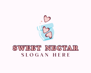 Jar Heart Cookies logo design