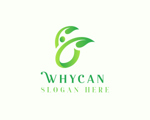 Spa - Human Leaf Spa logo design