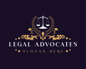 Justice Scale Law Firm logo design