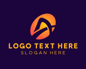 Modern - Digital Business Letter A logo design