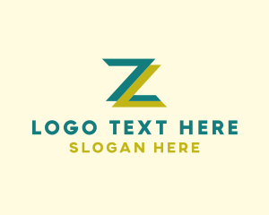 Professional Business Letter Z Logo