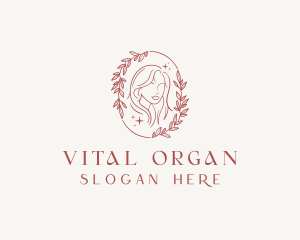 Organic Beauty Woman logo design