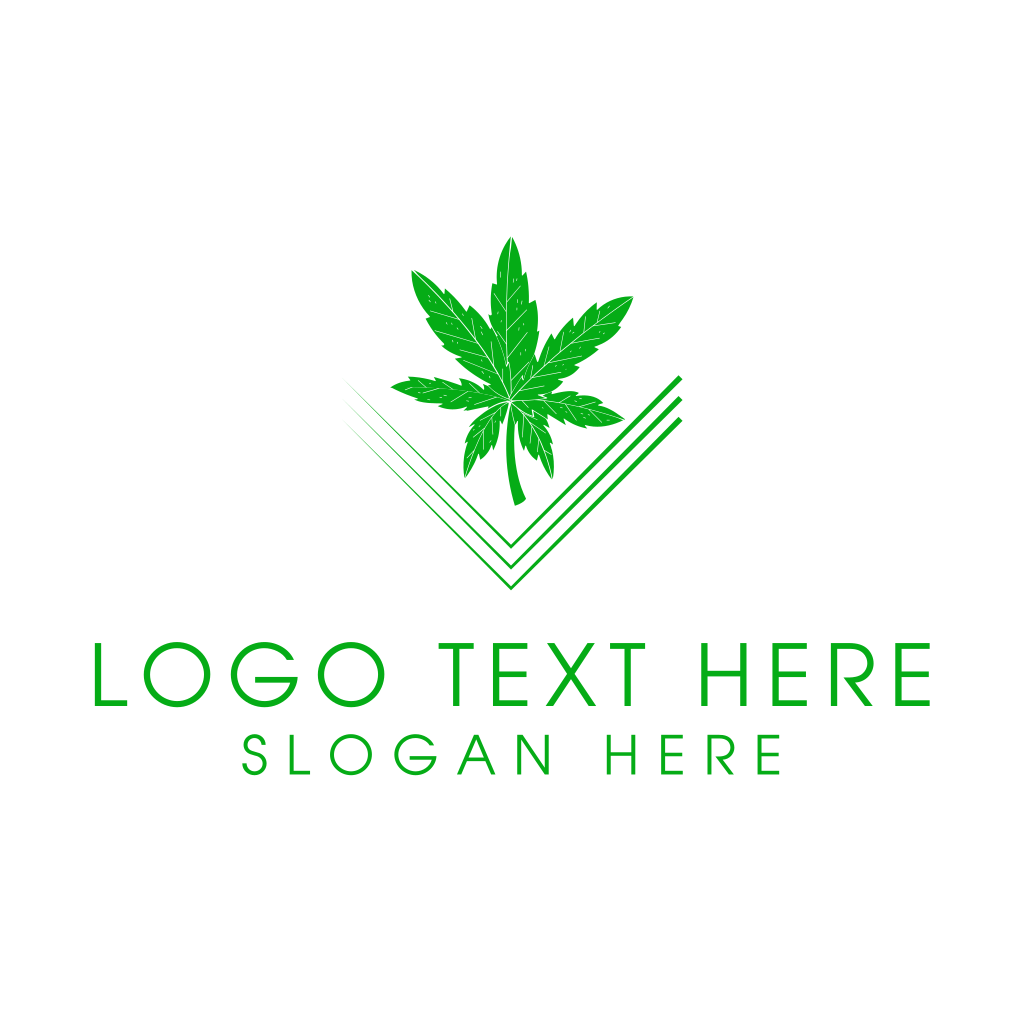 Cannabis Green Leaf Logo | BrandCrowd Logo Maker