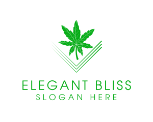 Cannabis Green Leaf Logo