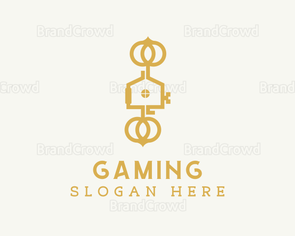 Gold Housing Key Logo