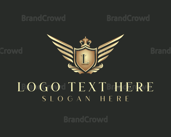 Crown Shield Wing Logo