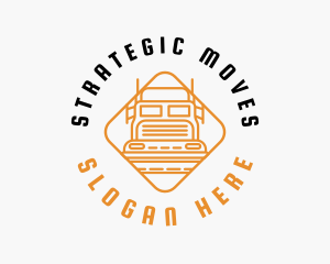 Business Truck Mover logo design