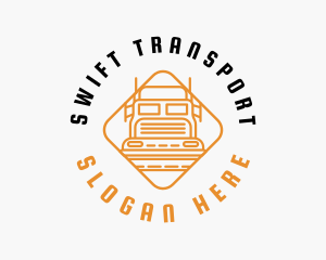 Transporter - Business Truck Mover logo design