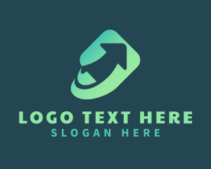 Freight - Green Freight Logistics logo design