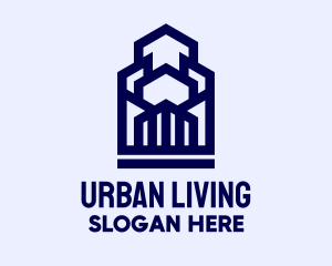 Geometric Urban Buildings   logo design