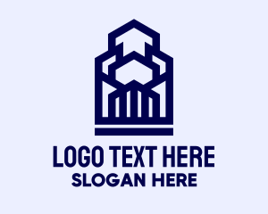 Geometric Urban Buildings   Logo