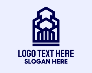 Urban - Geometric Urban Buildings logo design