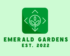 Garden Planting Application Icon logo design