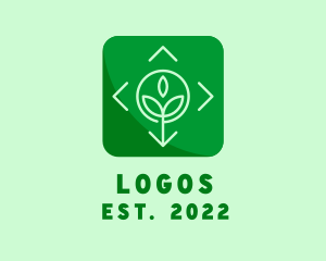 Horticulture - Garden Planting Application Icon logo design