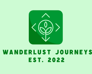 Sustainability - Garden Planting Application Icon logo design