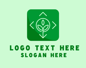 Garden Planting Application Icon Logo