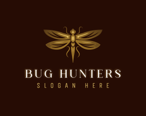 Entomology - Luxury Insect Dragonfly logo design