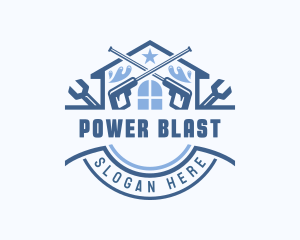 Pressure Washing Cleaner logo design