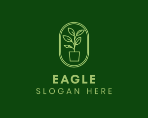 Tall Plant Badge Logo