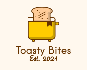 Toaster - Toaster Bookmark Loaf logo design