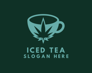 Hemp Weed Cup logo design