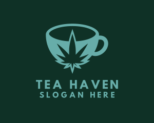 Hemp Weed Cup logo design