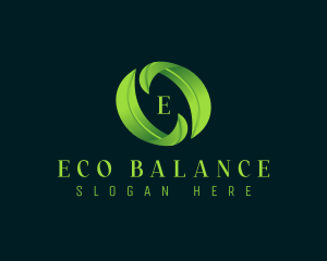 Eco Leaf Plant logo design