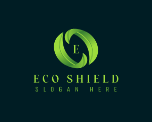 Eco Leaf Plant logo design