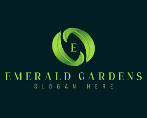 Eco Leaf Plant logo design