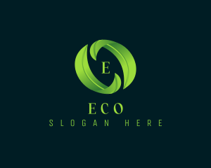 Eco Leaf Plant logo design
