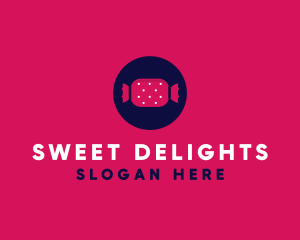 Treats - Pink Sweet Candy logo design