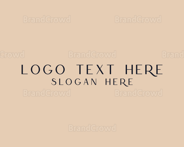 Elegant Business Wordmark Logo