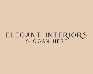 Elegant Business Wordmark logo design