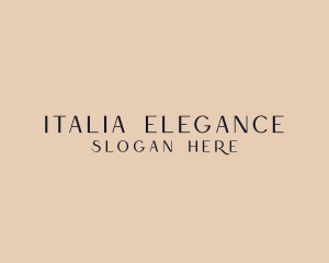 Elegant Business Wordmark logo design