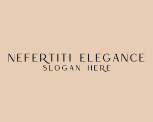 Elegant Business Wordmark logo design