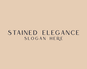 Elegant Business Wordmark logo design