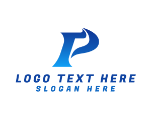Marketing - Modern Startup Letter P logo design