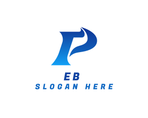 Modern Startup Letter P Logo