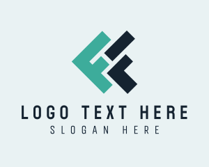 Double - Modern Corporate Business Letter FF logo design