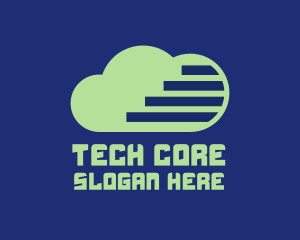 Green Tech Cloud  logo design