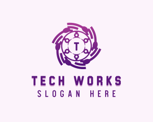 Tech Cyber Software logo design