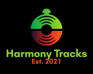 Soundtrack - Vinyl Record Bell logo design