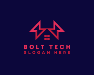 Bolt - Lightning Bolt Home logo design