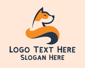 Mascot - Cute Akita Dog logo design