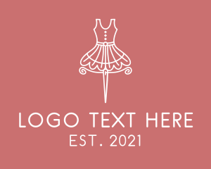 Wedding Dress - Dress Tailor Boutique logo design