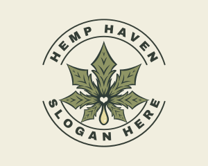 Cannabis Herbal Marijuana logo design