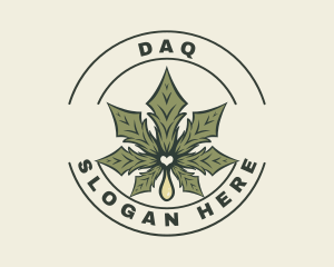 Cbd - Cannabis Herbal Marijuana logo design