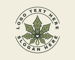 Cannabis Herbal Marijuana Logo